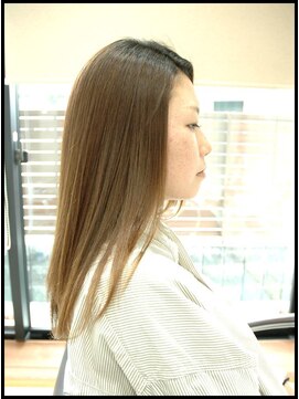 メタ(META) カット+海洋深層水縮毛矯正ストレート(クリスタル縮毛矯正)