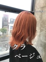 ガルボ ヘアー(garbo hair) #高知 #美容室 #春 #桜 #ピンク #ベージュ