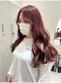 髪質改善＊韓国チェリーブラウン＊美髪【Zina 難波】 