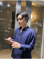 アルカナ 明治神宮前原宿(ARCANA)&nbsp;束感ショート　波巻き　ハイライト マッシュパーマ