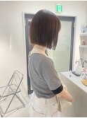 【Cuem 小原】切りっぱなしボブ　前下がりボブ