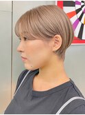 ハイトーンカラー×マッシュショート◎
