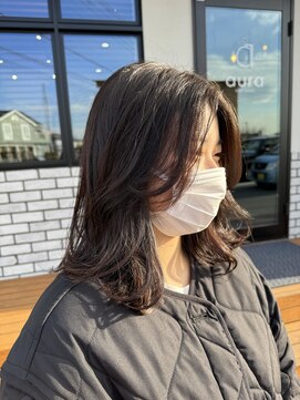 アウラヘアーサロン(aura hair salon) 透明感〇！アッシュグレージュ