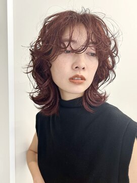 シスタ 二子玉川(SiSTA) レイヤーボブ/ミディアムウルフ/パーマボブ/二子玉川美容室