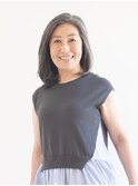 【えがお美容室 奈良店】40代50代に人気☆ミディアムグレイヘア