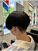 韓国マッシュセンターパートカルマパーマニュアンスパーマウルフ
