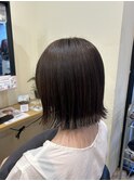 外ハネボブ/ウェットヘア