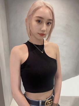 ペレ 梅田(PELE) 前髪/アンブレラカラー/こなれミディ/イメチェン/ウェーブパーマ