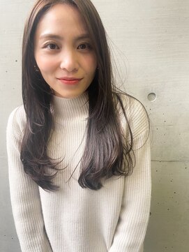 ソワリー 栄(THOiRY) THOiRY【女性らしい柔らかヘア】似合わせ小顔艶髪ゆる巻きロング