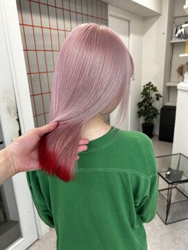 ペレ 渋谷(PELE) 前髪/アンブレラカラー/こなれミディ/イメチェン/ウェーブパーマ