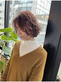 ボブルフパーマ×くせ毛風プードルパーマ