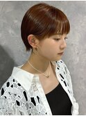 大人可愛いマッシュショート/ぱっつんショート