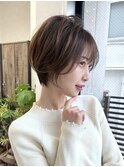 ★ワンカール大人ショートボブ  束感へア　透明感