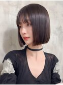 【artslita町田】韓国風ボブ/パッツンボブ/切りっぱなしボブ
