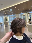 毛流れグラデーションボブ