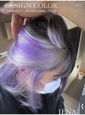 デザインカラーケアブリーチダブルカラーパープルラベンダー