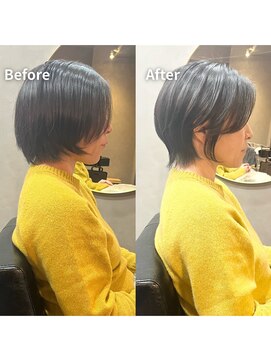 ミルシェ(MILSHE) ショートカット/白髪ぼかし/髪質改善/豊中/岡町