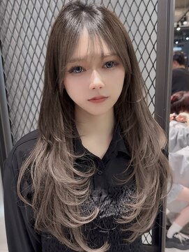 ロンドウル 熊本(Lond ulu) 韓国へア/ブリーチ/顔周りカット/ハイトーン/レイヤーカット/