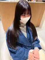 コンティロミー(CONTI ROMMY.) 髪質改善トリートメント◎姫カットレイヤー前髪カット/ブラウン