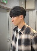 フェザーショート/刈り上げセンターパート【Zinaメンズサロン】