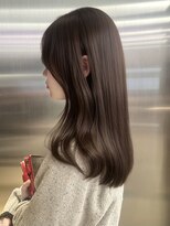 ペレ 栄店(PELE) 黒髪カタログ/クラゲヘアー/オリーブグレー/栄