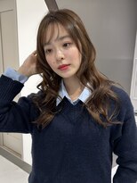 サンドイエナ 横浜店(sand yena)&nbsp;ボブディオリーブベージュ髪質改善縮毛矯正フェイスレイヤー