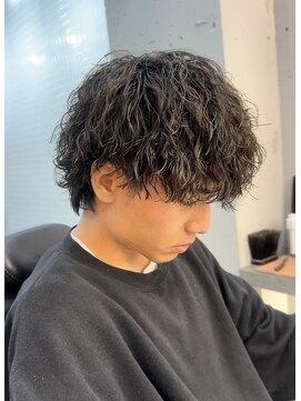 刈部倶楽舞 難波店 ツイストスパイラルパーマ/スパイラルパーマ/メンズパーマ