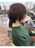 ふわっと大人丸みショート