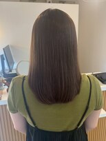 クララジャパン ナベシマ(CLALA JAPAN Nabeshima)&nbsp;縮毛矯正　質感ストレート　髪質改善カラー　顔まわり　ブリーチ