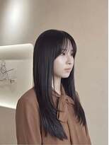 ウィズ ヘア デザイン(wis hair design) 酸性ストレート×髪質改善ツヤサラロング