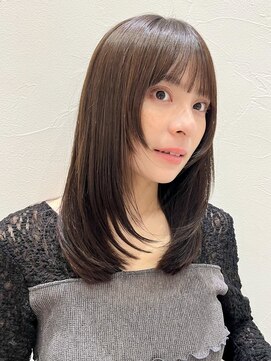 ガーデン ムサシコスギ(GARDEN MUSASHIKOSUGI) レイヤーカット/透明感カラー/ミディアム