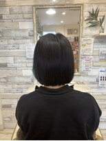 フゥカ 売市店(fuka)&nbsp;【 色持ちUP！】まとまるショートボブ×ダークグレージュ　八戸