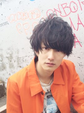 オーシャントーキョー(OCEAN TOKYO) 人気上昇中!!丸みと束感で作る。黒髪爽やかマッシュ☆