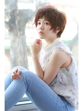 ヘアアンドライフシー(HAIR&LIFE C) 【HAIR&LIFE C】 斜めバング☆無造作マッシュショート 2
