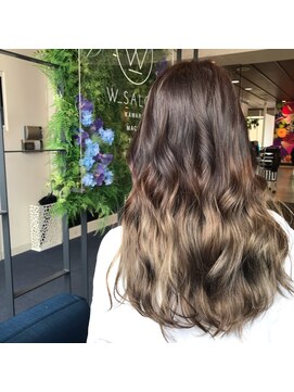 ダブル アンダーバー サロン(W_SALON) 【W_SALON 河原町】ブラウン×ベージュ グラデーション