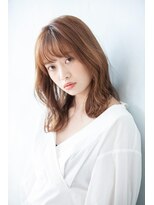 20代30代柔らかレイヤーミディアム