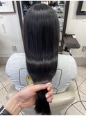 【髪質改善酸性ストレートでちゅるん♪と美髪へ】