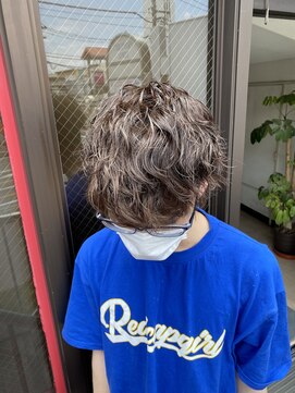 アイズ 海老名(AIZU) ツイストパーマツイストスパイラルパーマショートスタイルメンズ