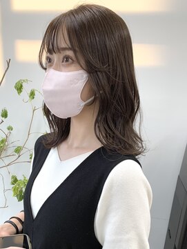 ヘアー アイス 御器所本店(HAIR ICI) 艶ブラウンカラー