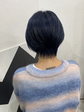 デスト 大宮(DEST) ネイビーカラー/ブルーカラー/黒髪/ボブウルフ[大宮駅]
