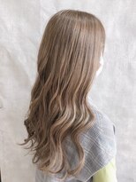 ムウ 難波(MOU)&nbsp;グレージュ_チェリーブラウンフェミニンロング