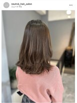 ニュートラル(neutral)&nbsp;【neutral】シークレットハイライトとレイヤーカット