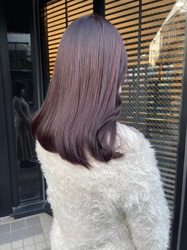 ヘアサロン ガリカ 表参道(hair salon Gallica) 大人ゆるふわラベンダーココアブリーチなしダブルカラー