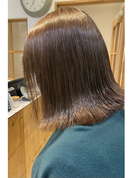 ネオリーブニコ 大井町店(Neolive Nico) 切りっぱなし　ロブ　グレージュカラー