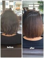 ビープライズ(Be PRIZE) 久しぶりの矯正も酸性縮毛矯正ならサラツヤな美髪へ