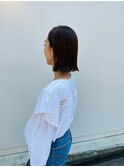 アゴラインボブスタイル/外ハネボブ/くびれヘアー/髪質改善