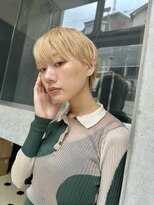 short × blonde
