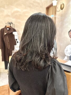 ビュートリアム265(BEAUTRIUM 265) ミディアムレイヤー/レイヤーカット/銀座/アッシュグレージュ