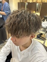 フォルテ 草薙店 ハイライト メッシュキャップ ツイストスパイラルパーマ