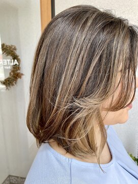 オルターイゴ ヘアテラス(ALTEREGO hairterrace) ミディアムスタイル